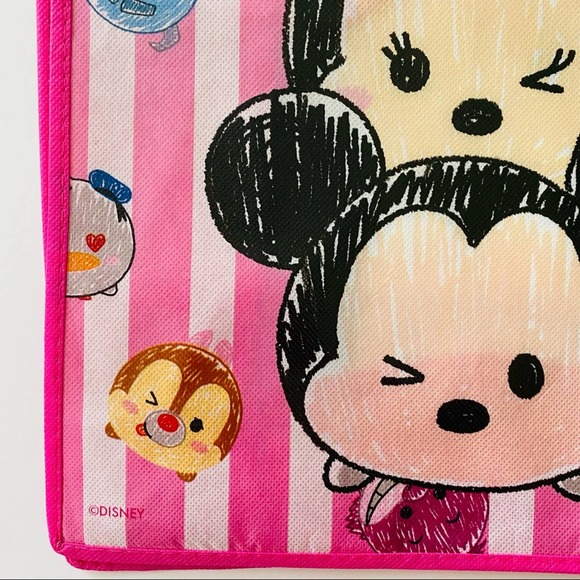 Disney | Tsum Tsum Toy Mickey Minnie Sully Stitch Reusable Shopping Bag NWT - Picture 7 of 7